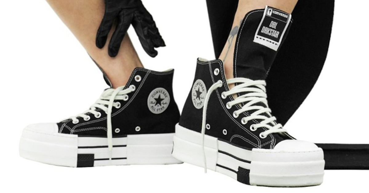 Rick Owens und Converse enthüllen zwei DRKSHDW DBL DRKSTAR Chuck 70 in ihrer dritten Zusammenarbeit